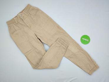 czarne cargo pull and bear: Denim, Spodnie materiałowe damskie, rozmiar M — 2