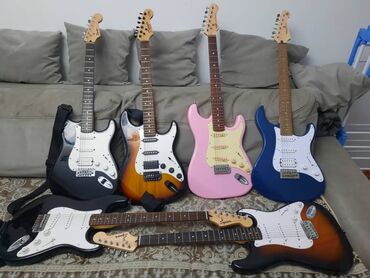 Гитары: ЭлектроГитары, аккустические гитары, разные, все отстроенные, готовые at lalafo.kg — 1 Гитары: ЭлектроГитары, аккустические гитары, разные, все отстроенные, готовые — 1