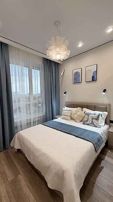 квартира чапаева: 2 комнаты, 44 м², Пишпек Элитка, 7 этаж, Дизайнерский ремонт — 1