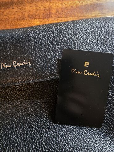 сумки черные: Продаю оригинальную барсетку клатч Pierre Cardin новая 100% кожа, своя