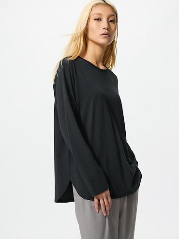 лонгсливы женские: Лонгслив, цвет - Коричневый, XL, M, L — 2