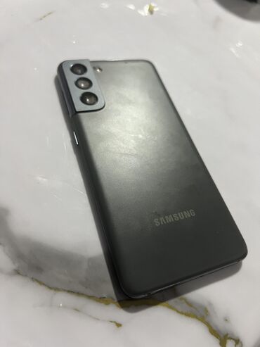 Samsung: Samsung Galaxy S21, Б/у, 256 ГБ, цвет - Зеленый, 1 SIM