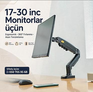 17 leddən 30 ledə kimi monitorlar üçün stolüstü hərəkətli NB F 80 Ağ lalafo.az -da 17 leddən 30 ledə kimi monitorlar üçün stolüstü hərəkətli NB F 80 Ağ