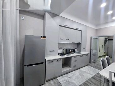 элитный дом ош: 1 комната, 50 м², Элитка, 12 этаж, Евроремонт