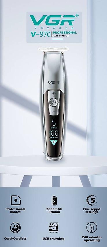 Trimmerlər və saç qırxan maşınlar: Saç qırxan maşın, Vgr, Yeni, Ödənişli çatdırılma, Rayonlara çatdırılma, Pulsuz çatdırılma — 10