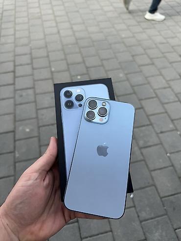 iphone 11 red: IPhone 13 Pro Max, 256 GB, Sierra Blue, Simsiz şarj — 1
