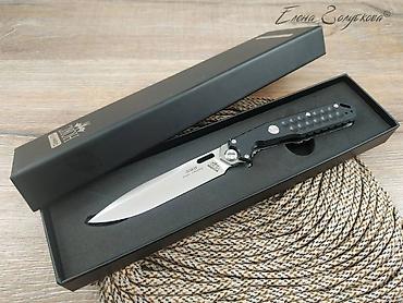 клинок уй: Складной нож Локи Black от НОКС, сталь D2, рукоять G10 — 2