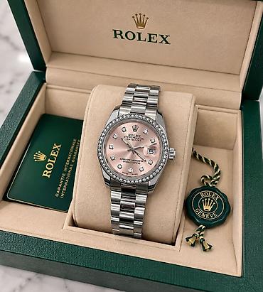 kəfkirli saat: Yeni, Qol saatı, Rolex, rəng - Çəhrayı — 3