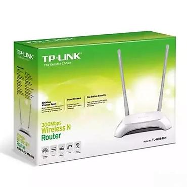 Modemi, ruteri i mrežni uređaji: TP-Link TL-WR840N bežični N ruter – 300 Mbps - Brzina bežične mreže — 1