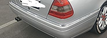 w140 mercedes: Mercedes-Benz W140 üçün arxa bamper xrom moldinq dəsti - Model — 2