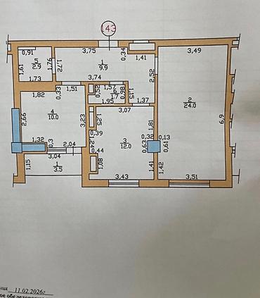 12: 2 комнаты, 64 м², Элитка, 7 этаж, Евроремонт — 2