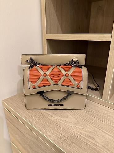 Çantalar: Original Karl Lagerfeld çanta Avropadan alınıb. Çox az istifadə — 1