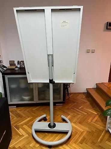 Ostali kancelarijski nameštaj: Mobilni flipčart stalak sa magnetnom belom tablom - Profesionalni — 5
