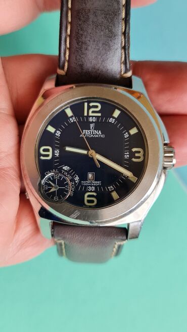 festina: Muski sat festina automatik,sve radi nema mane