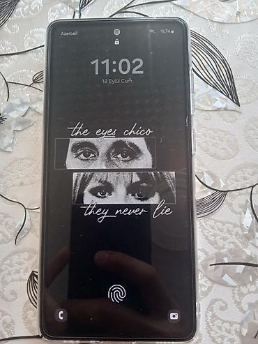 Samsung Galaxy A52s 5G, 128 GB, rəng - Mavi, Barmaq izi lalafo.az -da Samsung Galaxy A52s 5G, 128 GB, rəng - Mavi, Barmaq izi