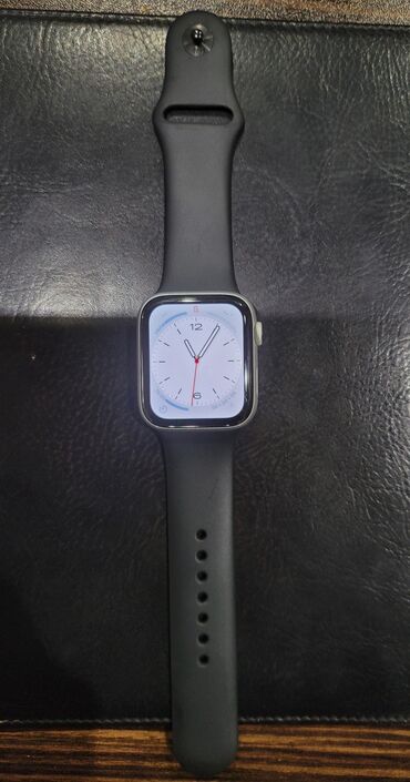 apple watch 2 el: Apple Watch Series 4 Silver Aluminum Case Seashell Sport Loop Birinci