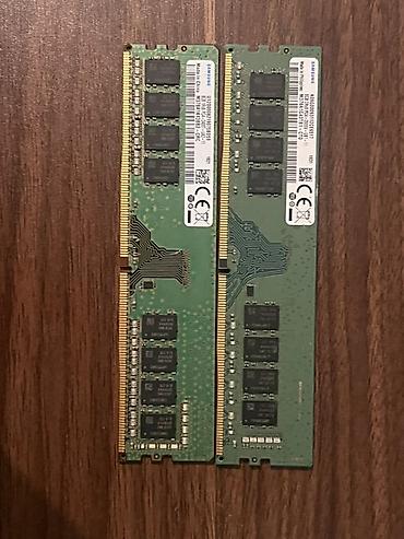 ram 16: Samsung DDR4 masaüstü RAM modulları – 2 ədəd - Brend: Samsung - Tip — 1