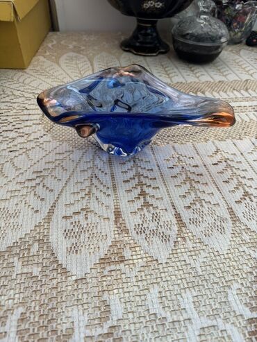 Mətbəx aksesuarları: Müxtəlif məqsədlər üçün dekorativ şüşə qab - Material: qalın, əl