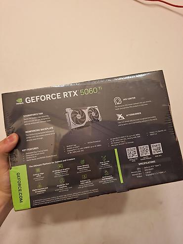 rtx 3090 ti: Videokart MSI GeForce RTX 5060 Ti, 8 GB, Yeni — 2
