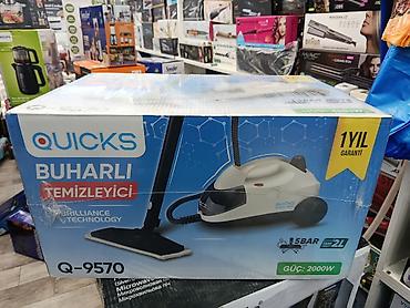 Ütülər və buxarlayıcılar: QUICKS Q-9570 buharlı təmizləyici - Güc: 2000 W - Təzyiq: 5 bar - Su — 1