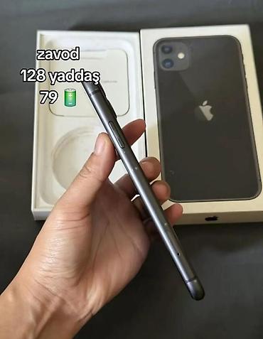 IPhone 11, 128 GB, Qara, Face ID lalafo.az -da IPhone 11, 128 GB, Qara, Face ID