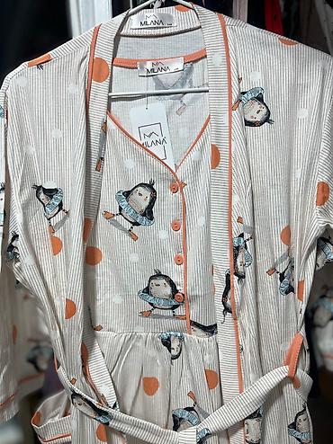 Ночные сорочки: Двойки тройки для беременных и кормящих мам Все размеры есть рынок — 4