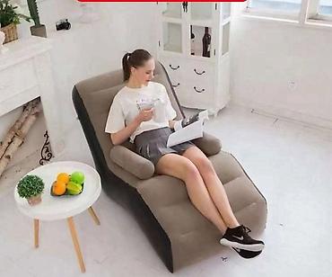 bež sofa: Ergonomska ležaljka/fotelja za relaksaciju i čitanje - Moderan — 1