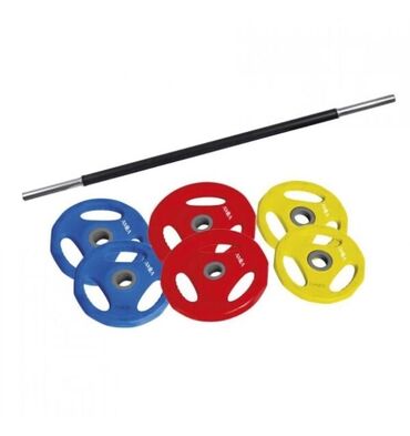Na prodaju body pump set 20 kg Amila, kupljen u aprilu 2025. god. za