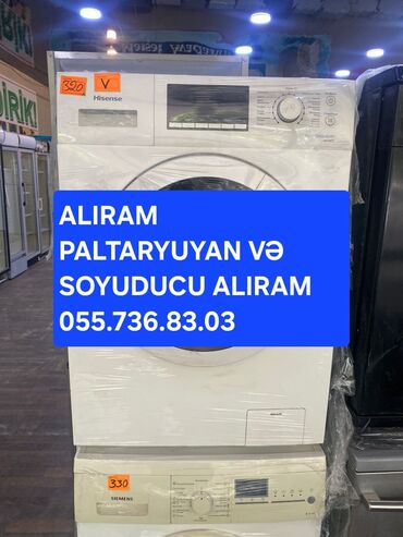 Soyuducular: İşlək vəziyyətdə Soyuducu və paltaryuyan ALIRAM özüm gəlib ünvandan