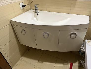 раковина для ванной: Yaxşı vəziyyətdə. Materialı keramikadır, Orans Sanitary ware alman — 4
