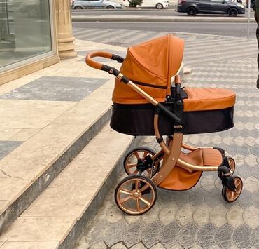 baby jogger city uşaq gəzinti arabası: Cəmi 2 dəfə istifade olunub, tezedir. 2 araba başlığı var. 400 manata