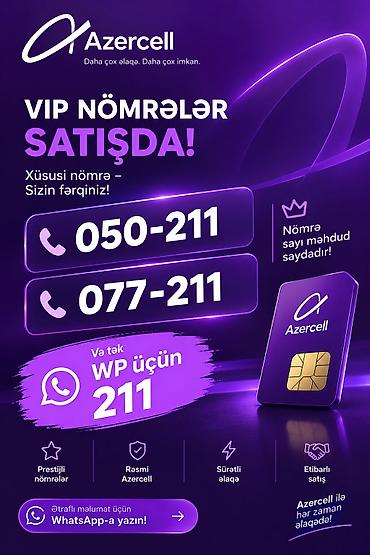 Azercell VIP nömrələr satışdadır. Xüsusi və yadda qalan nömrə lalafo.az -da Azercell VIP nömrələr satışdadır. Xüsusi və yadda qalan nömrə