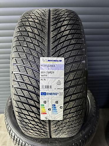 Шины 265 / 35 / R 21, Зима, Новый, Комплект, Легковые, Польша, Michelin