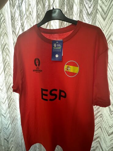 naxışlı kişi futbolkası: EURO 2024 Spain merch official product