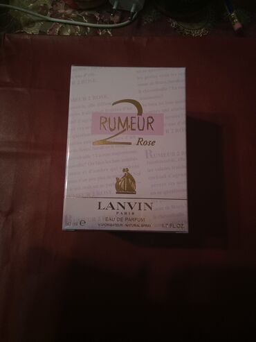 212 vip rose qiymeti: Rumeur rose LANVIN 50 ML ORIGINAL Təzə açılmayıb istifadə olunmayıb