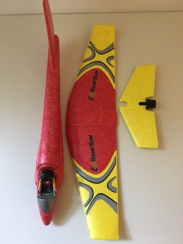 Igračke: PLAYMOBILE AVION 48 cm. Raspon krila - 50cm. Rasklopiv, pilot koji se — 7