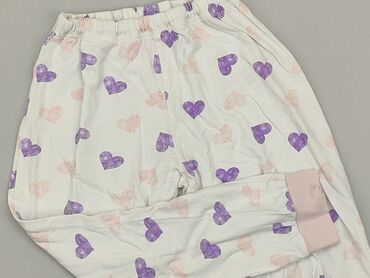 biała letnia sukienka z haftem: Pajama trousers, 5-6 years, 110-116 cm, Disney, condition - Very good