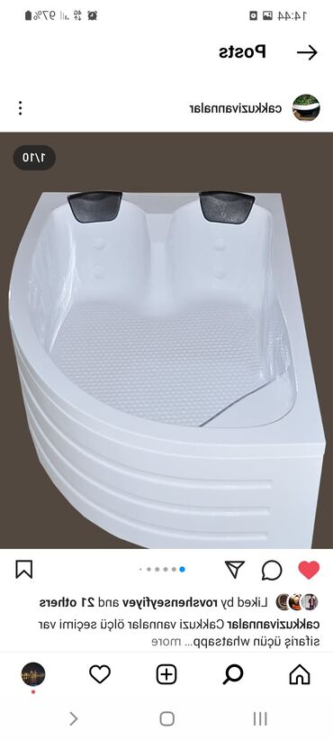 Cakuzi vannalar: Yeni Cakuzi vanna Motorlu, Pulsuz çatdırılma -da lalafo.az — 26 Cakuzi vannalar: Yeni Cakuzi vanna Motorlu, Pulsuz çatdırılma — 26