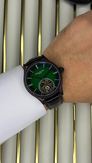 bas geyimi: Patek Philippe tərzində avtomatik mexanizmli kişi qol saatı - Korpus — 6