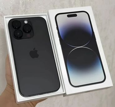 Apple iPhone: IPhone 14 Pro, Б/у, 128 ГБ, Графит, Коробка, 82 %