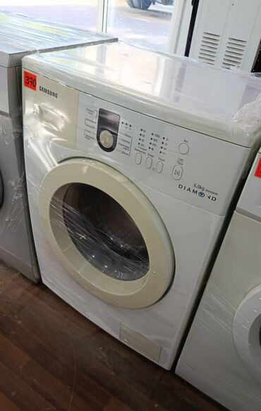 Paltaryuyan maşınlar: Paltaryuyan maşın Samsung, 6 kq, İşlənmiş, Avtomat, Qurutma var, Ödənişli çatdırılma
