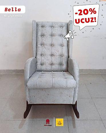 Kreslolar: Yeni, Kreslo-kaçalka, Parça, Kredit var, Şəhərdaxili pulsuz çatdırılma — 5