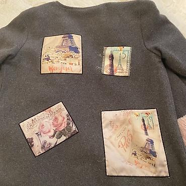 Üst geyimləri: Uşaq üçün qız geyimi – boz rəngli uzun jaket/kardiqan - Model: düz — 4