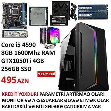 системный блок: BÜTÜN BÖLGƏLƏRƏ ÇATDIRILMA VAR! ⭐Oyun üçün Təzə Sistem Bloku 550 yox — 1