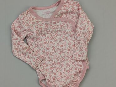 różowe body niemowlęce: Body, Lupilu, 9-12 m, 
stan - Dobry