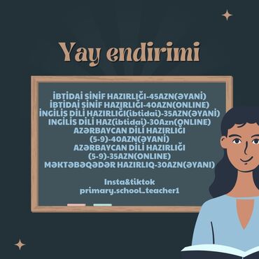 müəllimə: Hazirliqlara yay endirimi❗️❗️❗️ Dərslərimlə bağlı qısa nümunələr