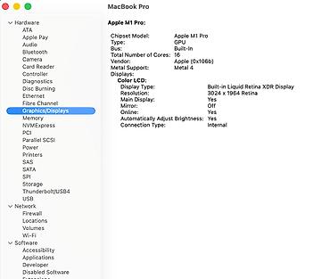 apple m1: MacBook Pro 14" (2021) 16 Гб 1 Тб - Чип: Apple M1 Pro - Графика — 4