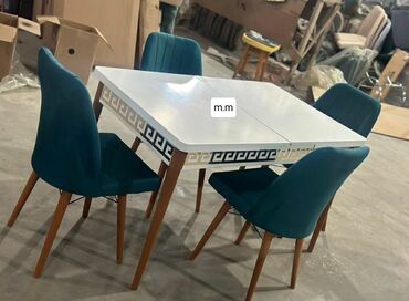 Masa və oturacaq dəstləri: Qonaq otağı üçün, Yeni, Açılmayan, Dördbucaq masa, 6 stul -da lalafo.az — 20 Masa və oturacaq dəstləri: Qonaq otağı üçün, Yeni, Açılmayan, Dördbucaq masa, 6 stul — 20