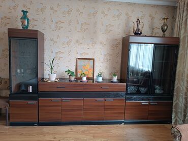 пластиковые тазы: Зал үчүн гарнитур, ДСП, түсү - Күрөң