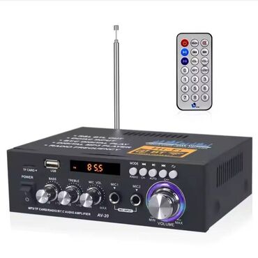 gitarska pojačala: AV20 radio BT pojačalo 60W/30W x 2 prave snage sa Bluetoothom 5.3,2